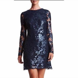 Dress the Population navy embellished dress